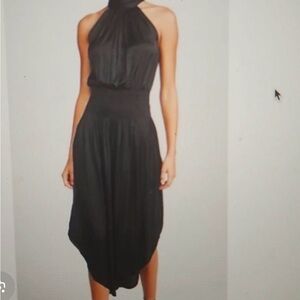 RED Ramy Brook Halter top dress